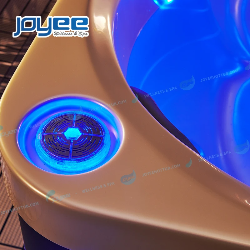 JOYEE Approval Outdoor Whirlpool Massage Balboa Acrylic Spa With Led Lights whirlpool bubble spas jacuzzier spas and hot tubs