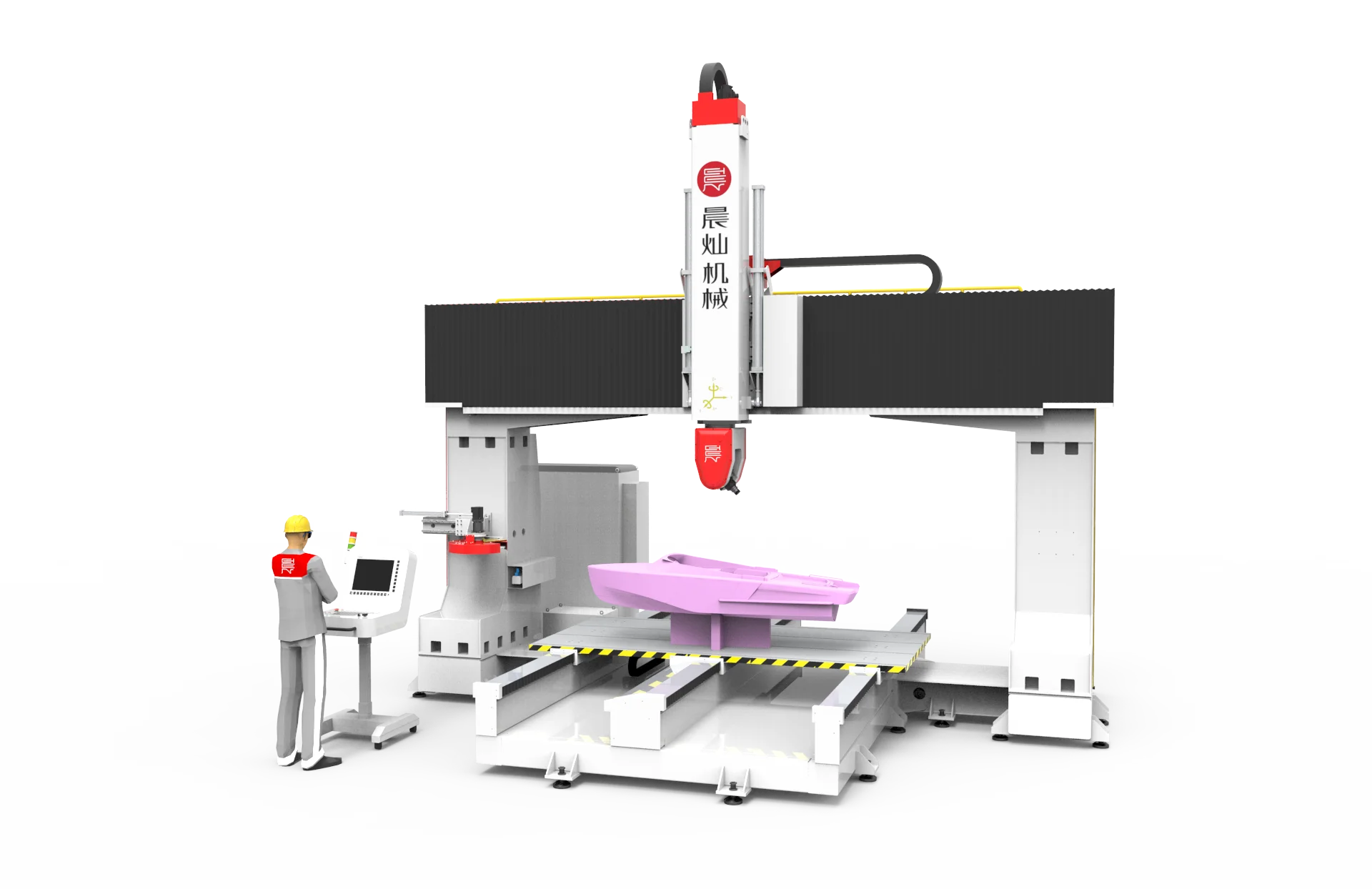 5 axis cnc router used for styrofoam EPS foam molds patterns milling cnc machine 5 axis