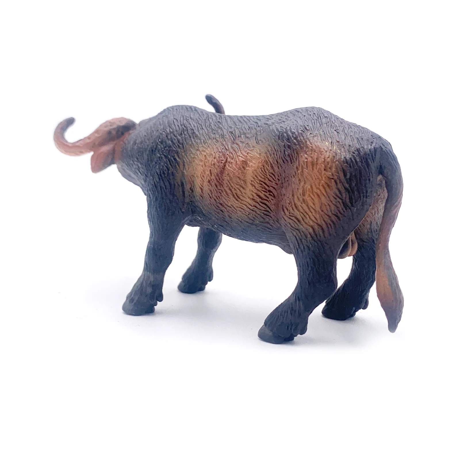 Wildlife Realistic High Quality PVC Plastic Animal Figure Toys Realistic Eco-friendly Animal Little Black buffalo  Figure Toys