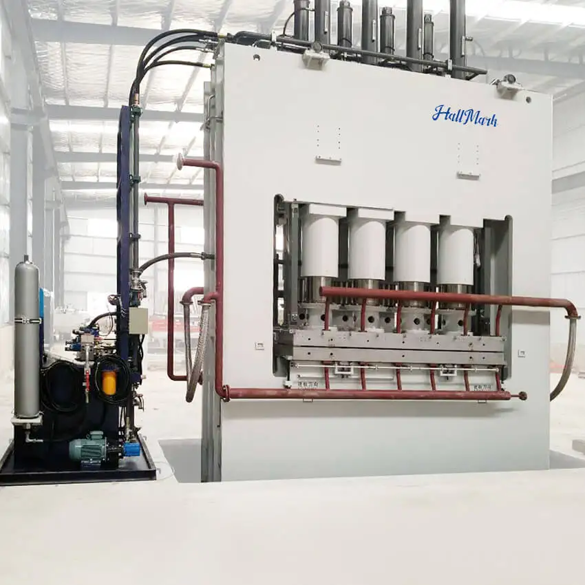 MDF HDF laminate flooring line manufacturer short cycle hot press machine