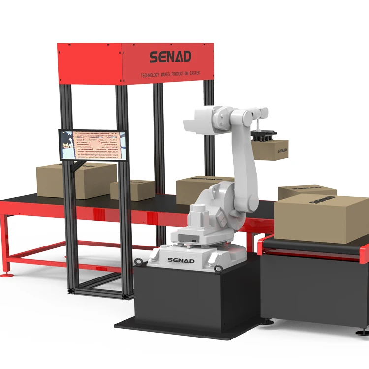 Palletizing Robot IRB 460 4 Axis Robotic Arm With CNGBS Customized Gripper For Handling Robot
