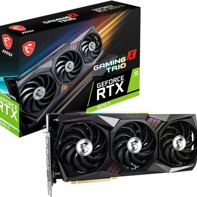 MSI Gaming GeForce RTX 3070 Ti 8GB GDDR6X PCI Express 4.0 x16 Video Card RTX 3070 Ti Gaming X Trio 8G  graphics card