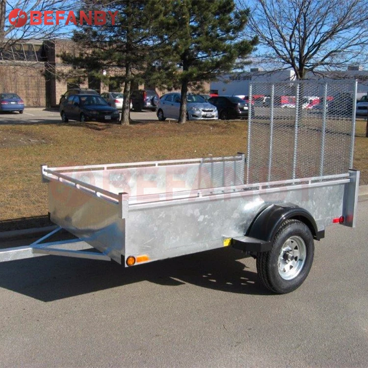 Tractor Trailer With Cage Box Trailer Motorcycle Small Box Trailer