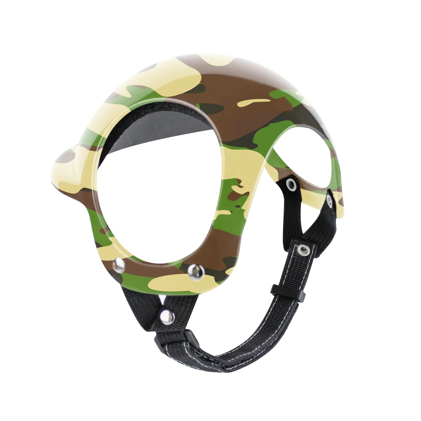 New Design Pet Helmet Motorcycle Helmets Bike Hat Safety Riding with Ear Holes Helmets for Dogs Cats