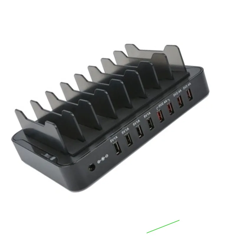 Hot selling 10 port USB fast power charging station