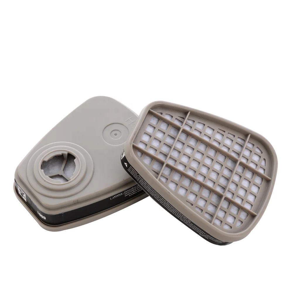 6001 Hot Sale gas organic vapor filter element activated carbon for half face gas mask 6200 6800 gas mask 7502 6502QL