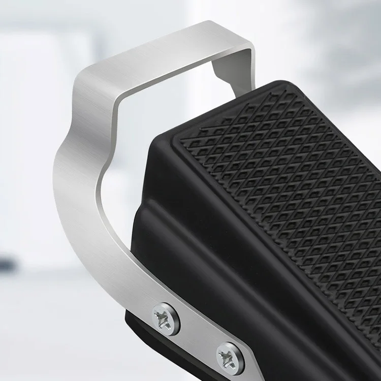Wedge Security Door Stops with Door Holder Heavy Duty Gray Rubber Door Stoppers Works On All Floor Types