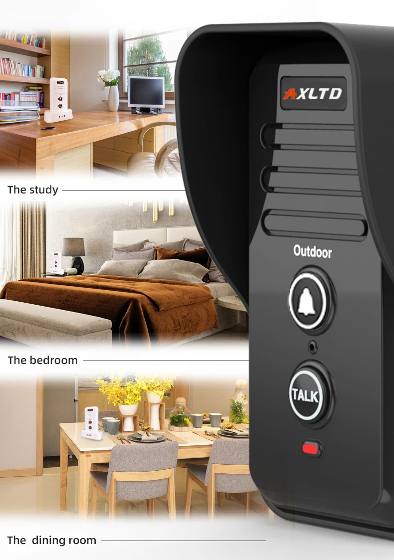 Crystal Clear Wireless Audio Intercom System Original Factory New T1810 Wireless Voice Intercom For Home And Office