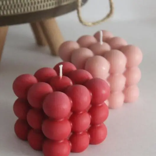 wholesale handmade craft colorful customized art shaped bubble candle/candel
