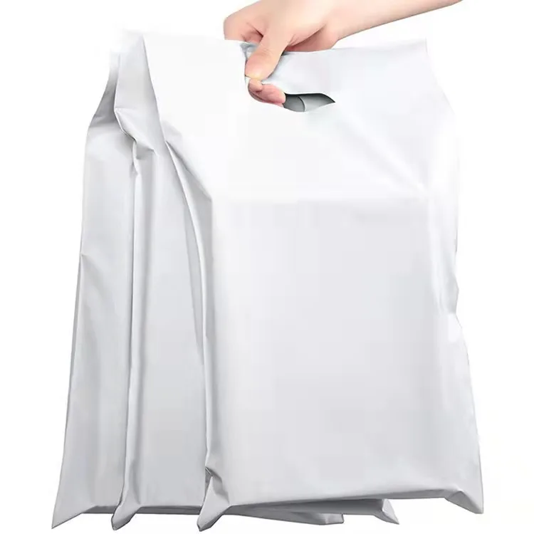 YC Courier Bags With Handle Thank You Poly Mailer Bag Custom Printed Transportation Packaging Pe Plastic Bags
