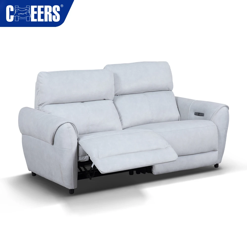 CHEERS Luxury Living Room Sofa Set Furniture Sectional Recliner Sofa Comfortable Fabric 2 Seats Customizable Combination Couch