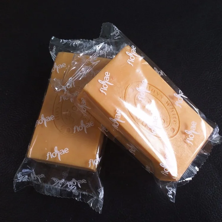 Натуральное японское очищающее кожу мыло kojic papaya