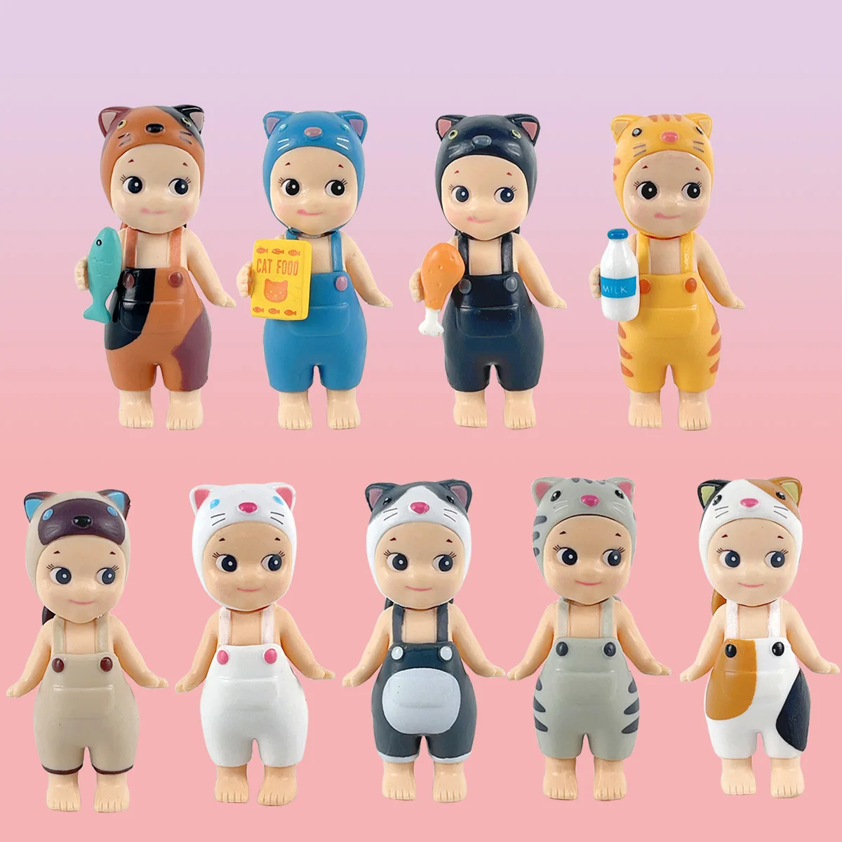 Cute Mini Cat Home Decoration Cute Animal Sonnyangel Mystery Box Figure Doll Toy Hippers Blind Box