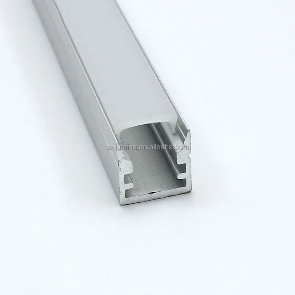 Recessed Led Aluminum Profile 8mm Pc Cover Recessed Led Profile With Light