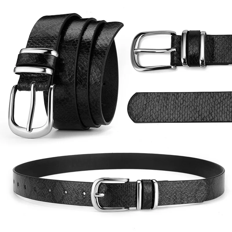 New Ladies Pin Buckle Belts Various  snake PU Leather Colorful Fashion Casual Belts