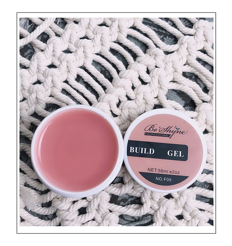 Acrylic uv nail gel builder Nail Polish Uv Led Gel Nude Color Extension Matte Nail Polish Gel