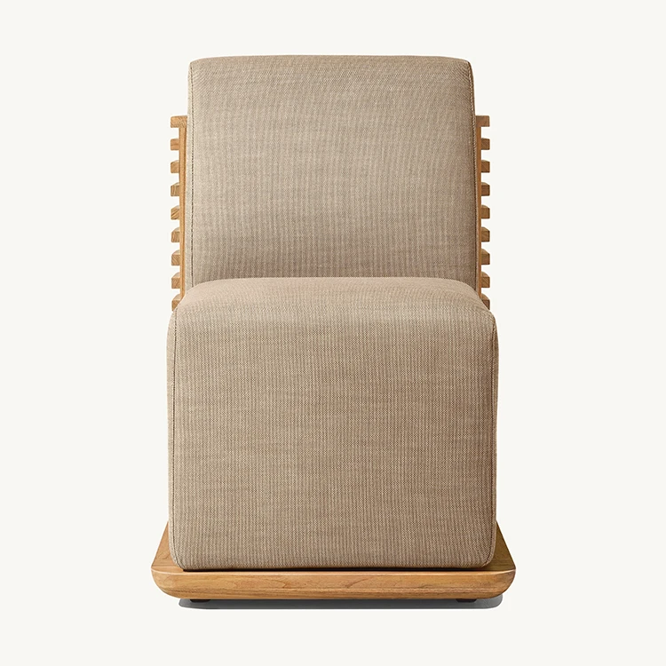 Luxury High End Solid Teak Wood Patio Garden Restaurant Furniture Outdoor Dining Table And Chairs Set