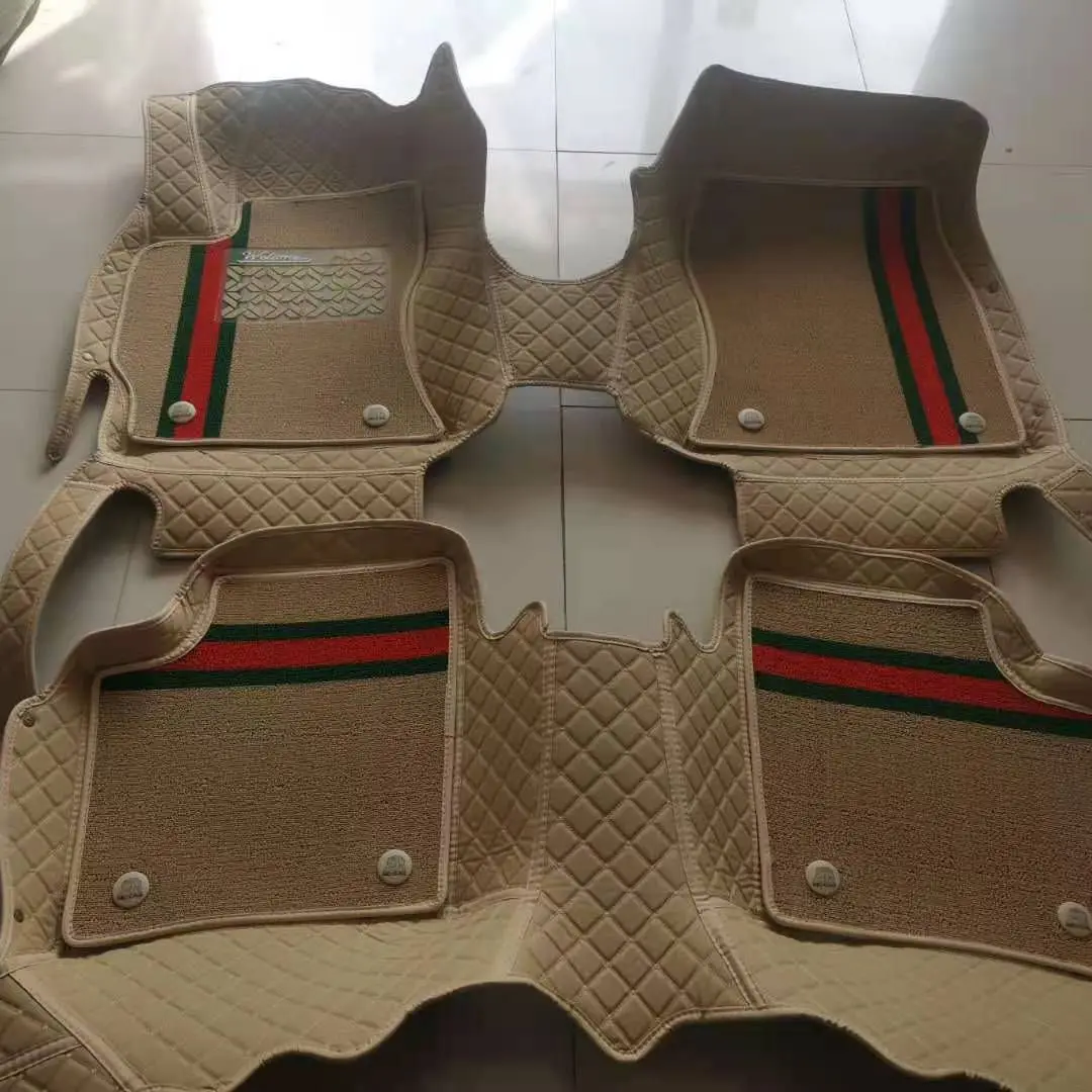 5d Auto Internal Accessories Leather Environmental Foot Mat Ranger Highlander Floor Car For Prius 04-09