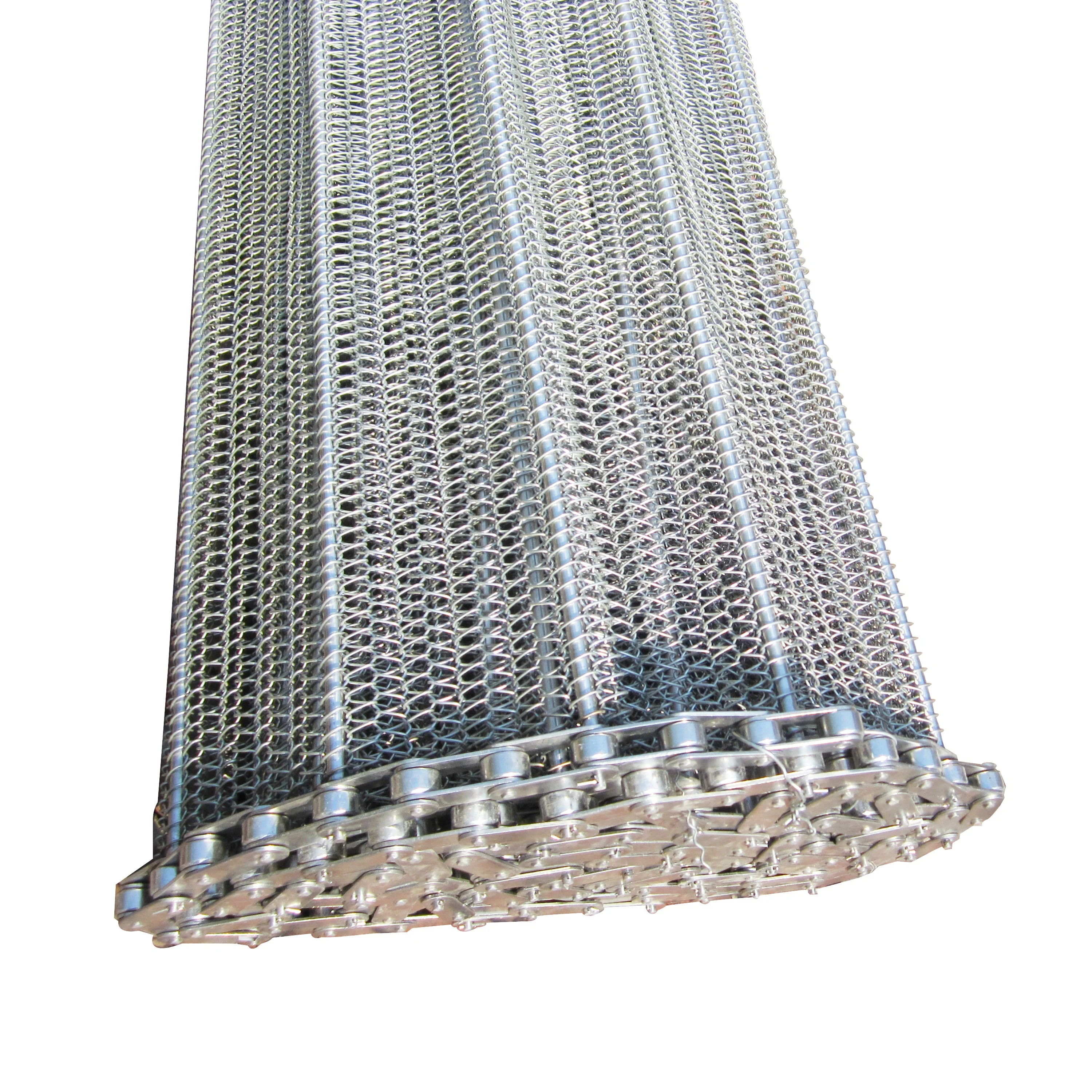 Factory Hot Sale 304 314 316 316 Stainless Steel Spiral Chain Driven Metal Wire Mesh Conveyor Belt For Can Conveyor