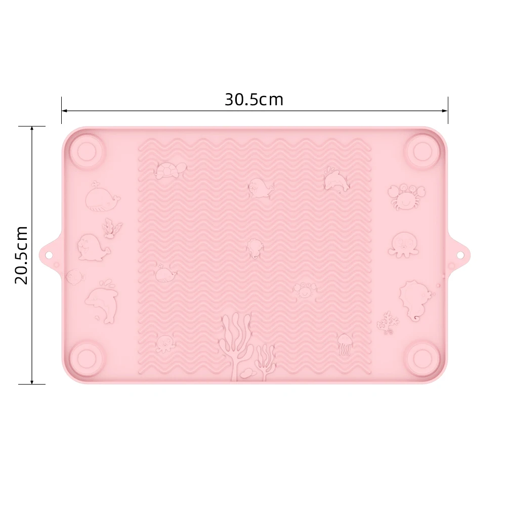 Yongli Finger Food Placemat Sensory feeding Snack Mat Baby High Chair Placemat for Antilop High Chair