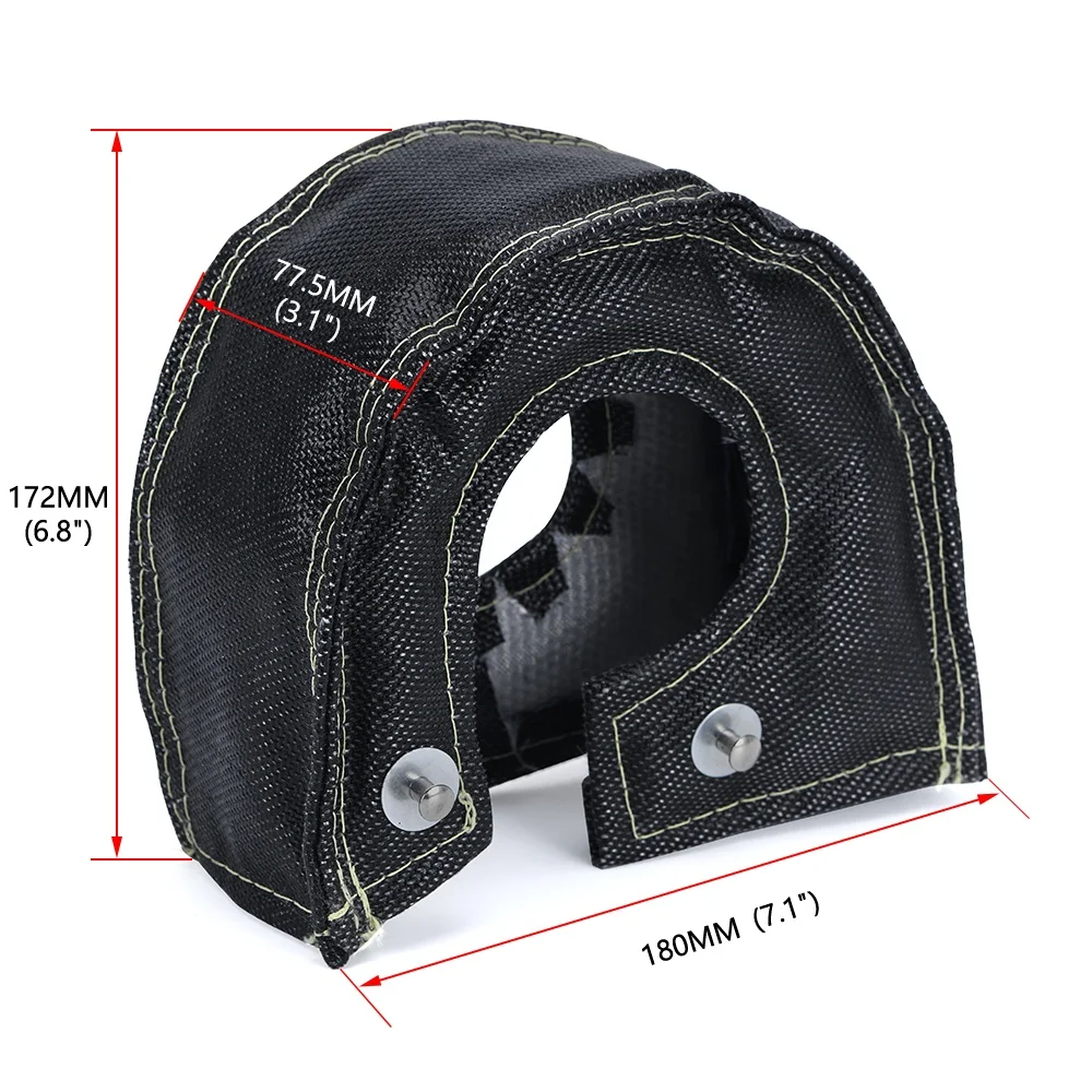 Glass Fiber Turbo Heat Shield Turbocharger Blanket Cover For T2 T25 T28 GT28 GT30 GT35 For Most T3 Turbine Housing Turbo Charger