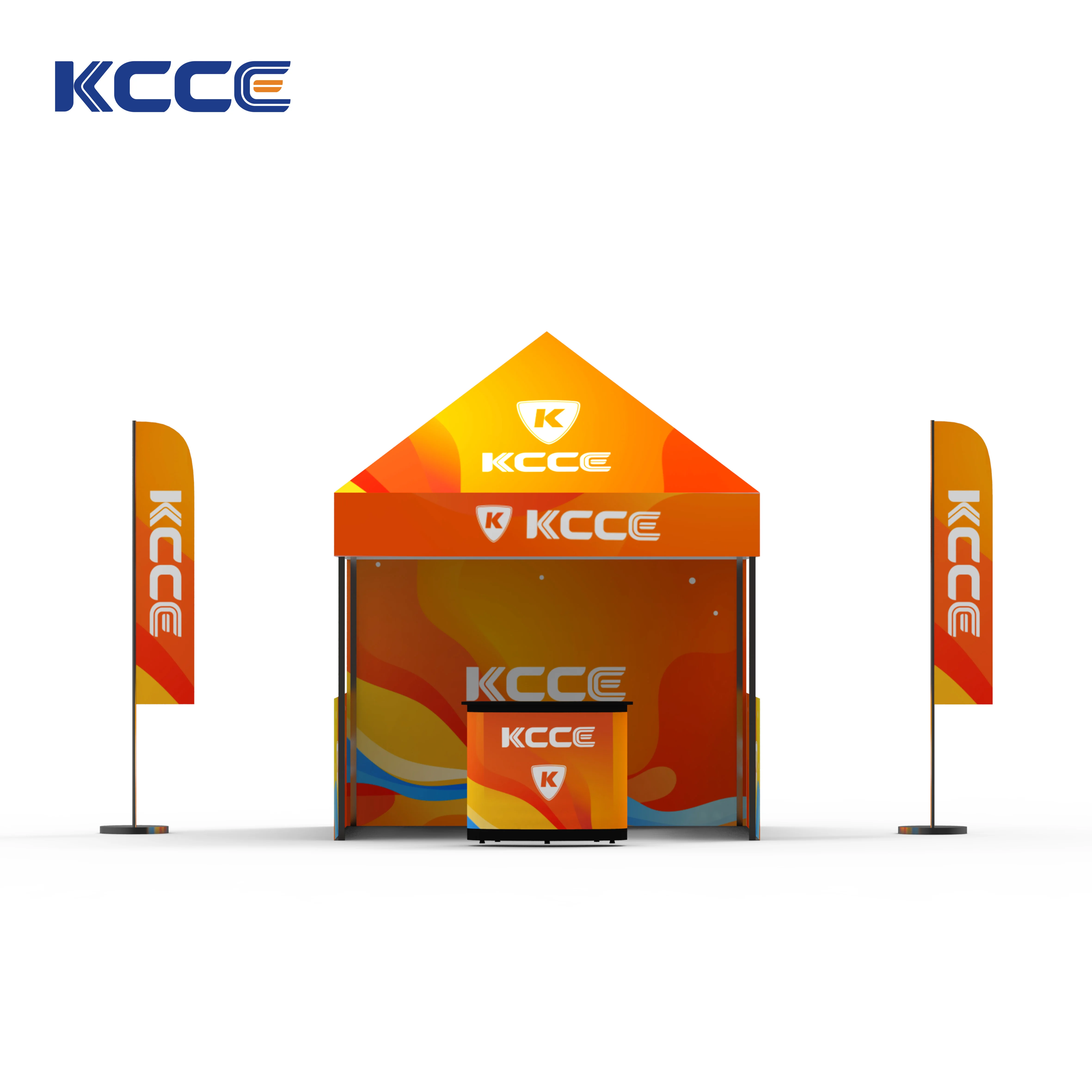 Custom Business Outdoor Exhibition Trade Show Canopy Tent 3X3 Pop Up Folding Tente De Foire Commerciale Advertising Event Tent