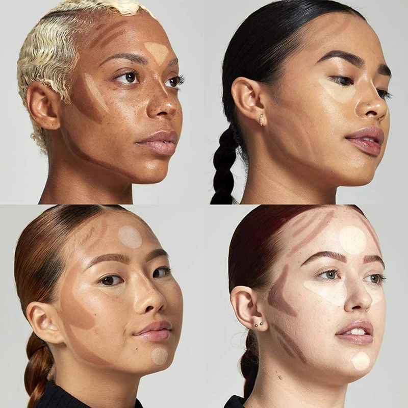 YANQINA Wholesale Vegan Smooth Bronzer Contour Stick Long Lasting Waterproof Makeup Private Label Double Ended Cream Contour