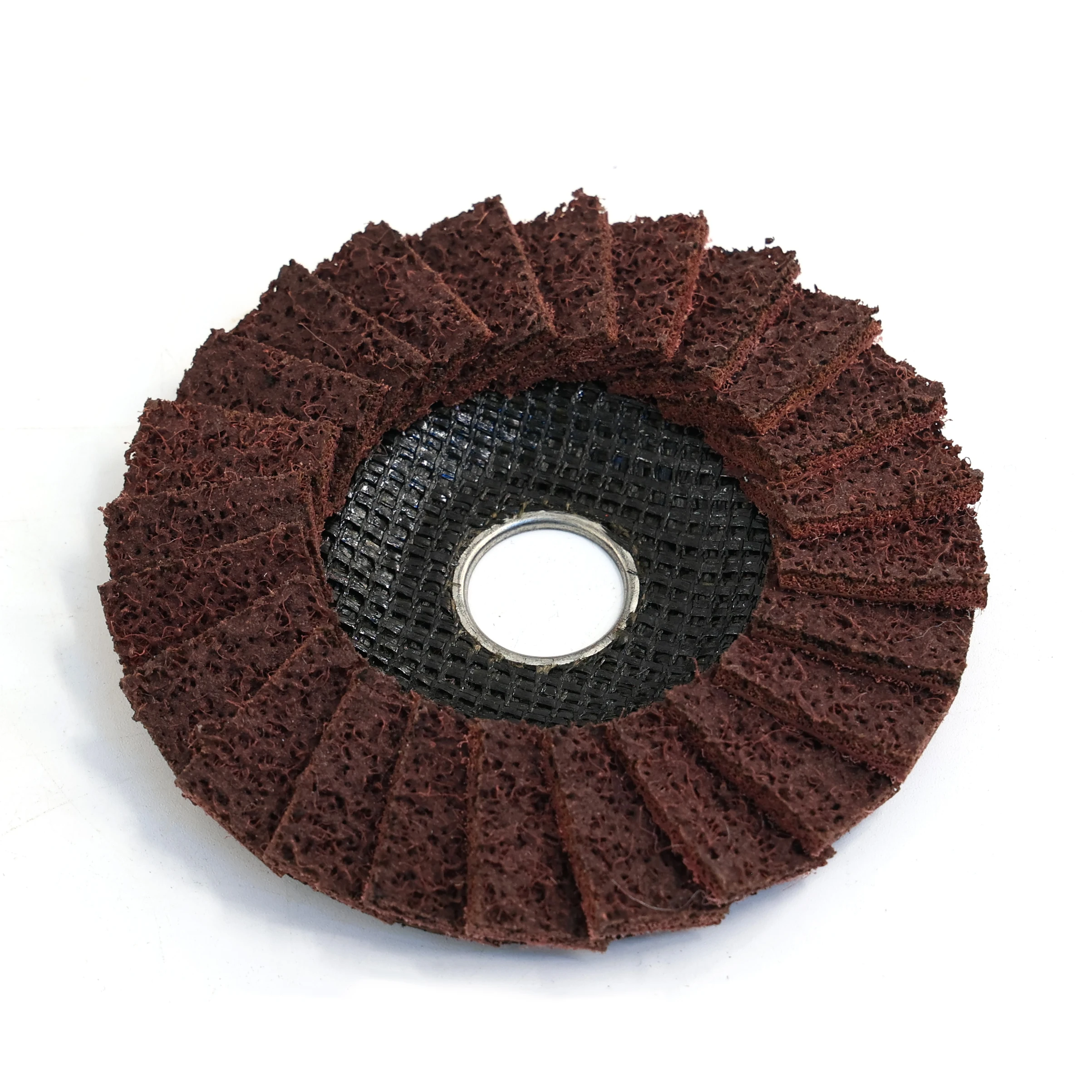 115 * 22mm Non woven fabric flap Sanding Grinding polishing disc flap wheel for angle grinder