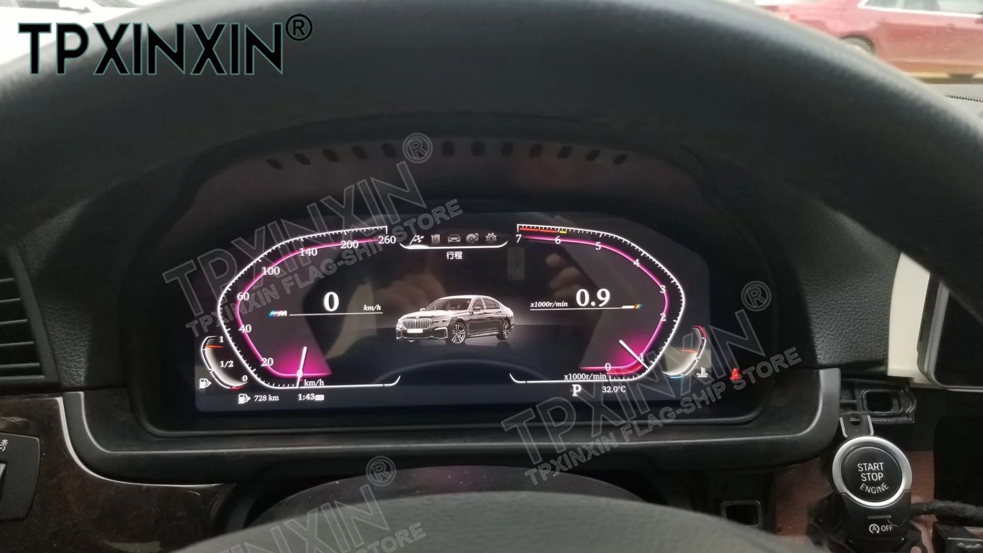 Автомобильный измеритель системы Linux спидометр 12 3 дюйма для BMW F10 серии 5/6/7 NBT 2013-2017 цифровой