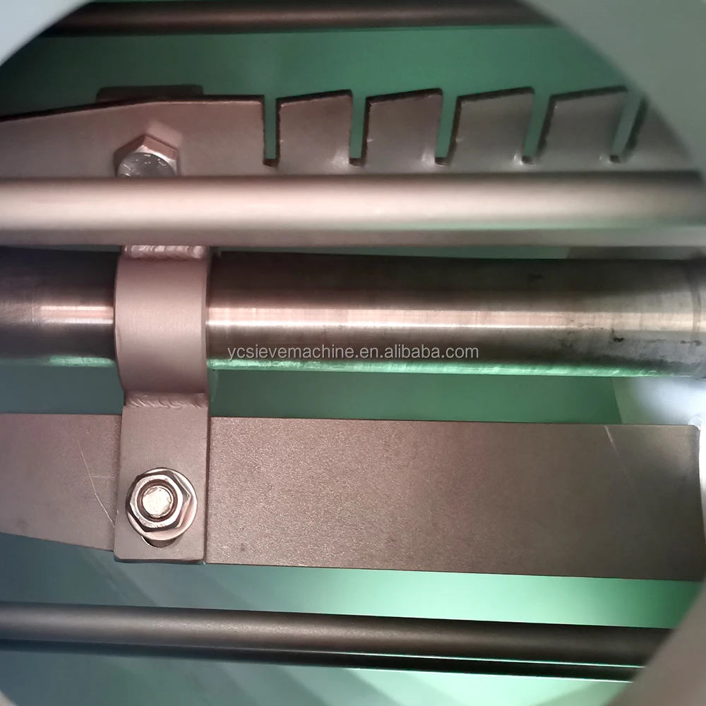 Food Gypsum Starch Thyme Leaves Powder Horizontal Centrifugal Airflow Sifter Separator