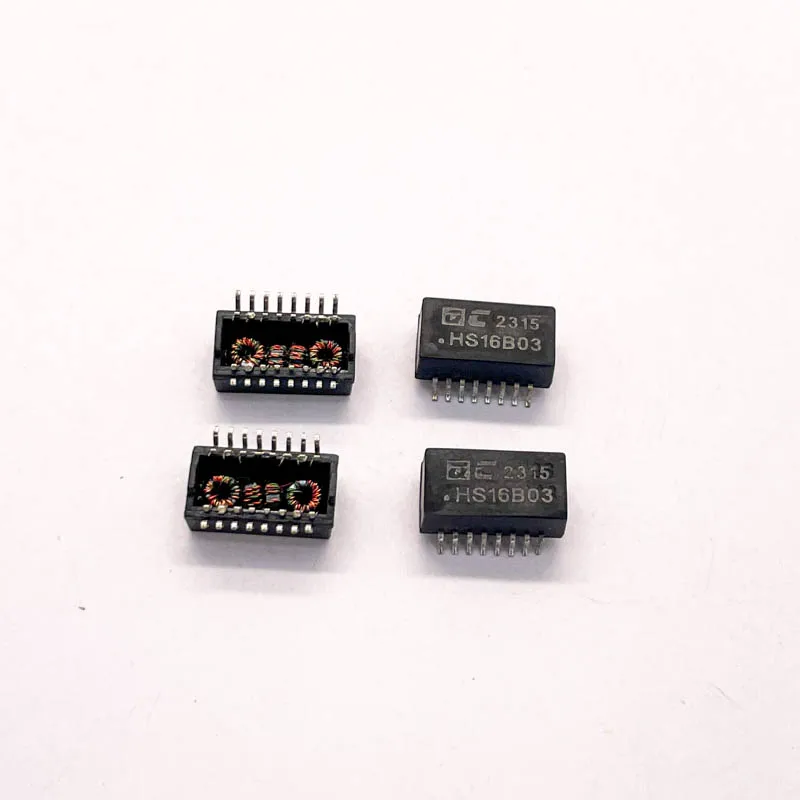 Smd 16Pin Small Network Transformer Integrated Network Filter Modules Ethernet Magnetic Lan Transformer