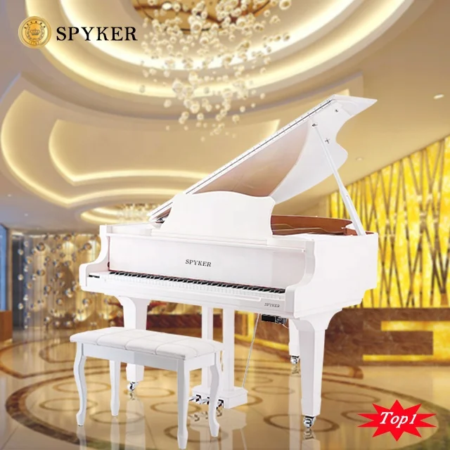 SPYKER HD-W186 Рояль с 88 клавишные Цифровой рояль белые полутурные 6 футов цифровое пианино