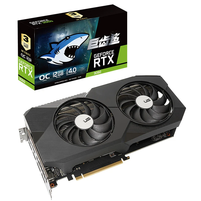 8GPUs 12GPUs Graphics Card 6GB 8GB 10GB 12GB 24GB Gaming Video Card ATS RTX3060 O12G V2 GAMING
