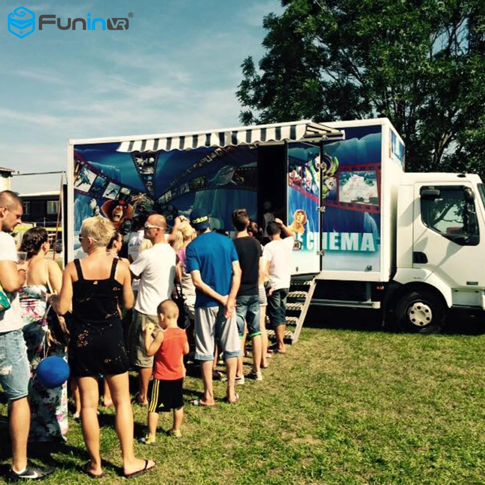 New style Car Truck Mobile 9D Cinema 9D Theater 7D Mobile Truck