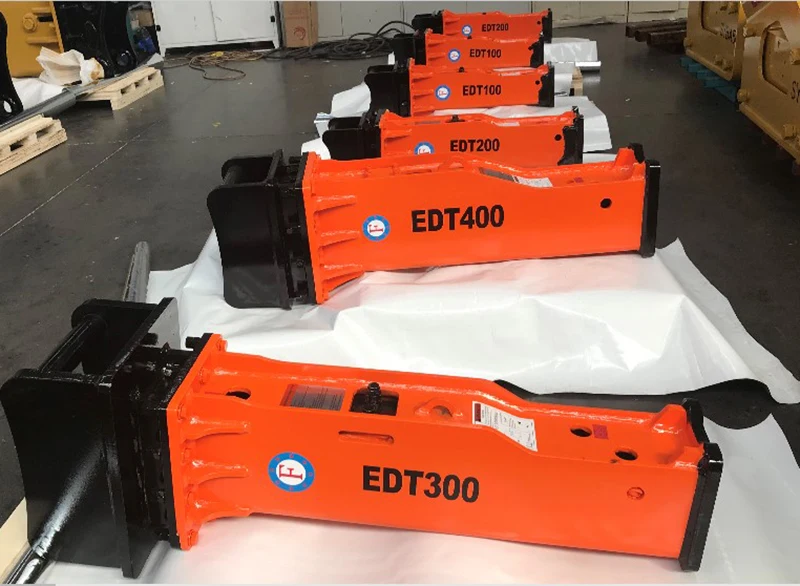 EDDIE Hydraulic Breaker Excavator Attachments Construction Machinery for Backhoe Loader and Skid steer loader