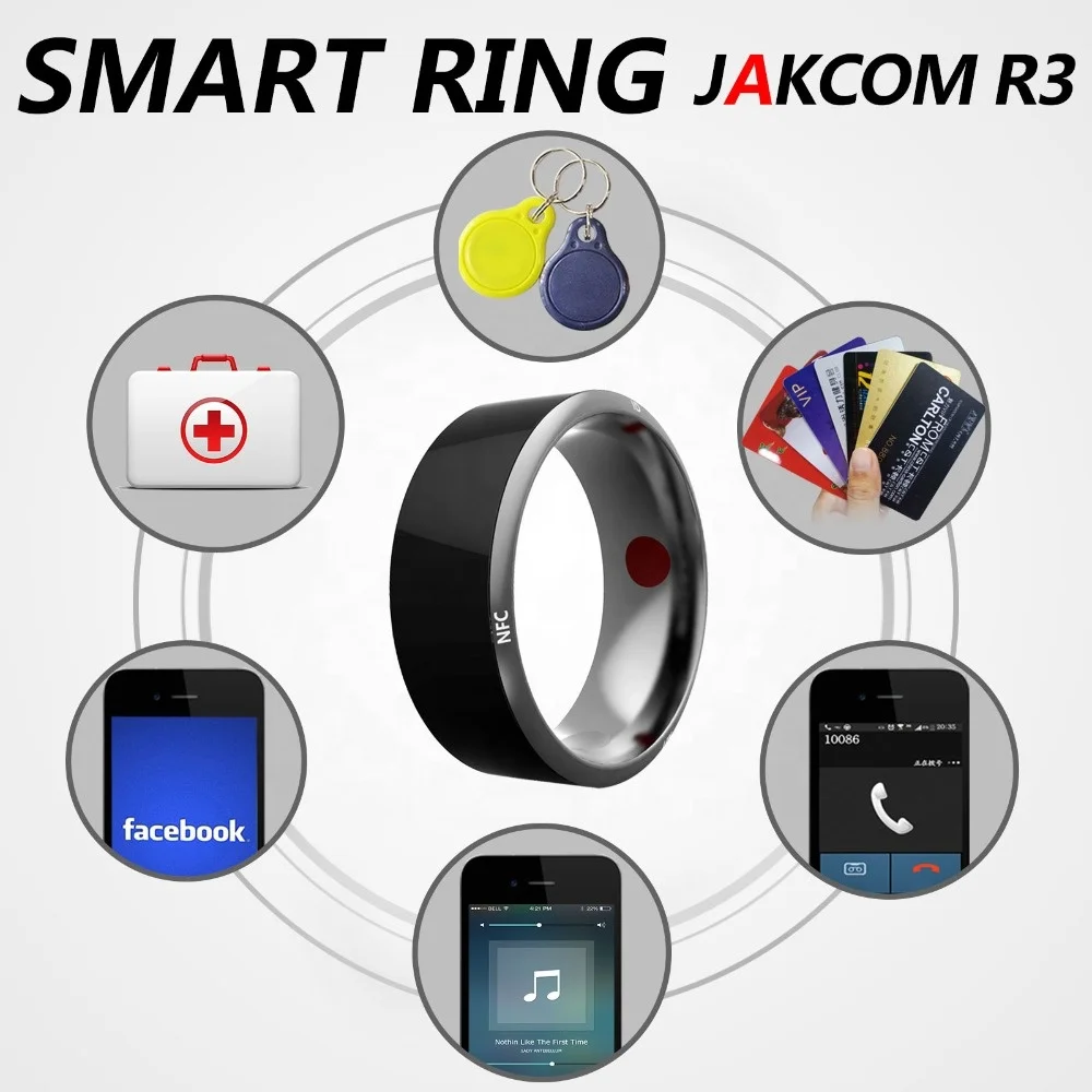  Смарт-кольцо Jakcom R3 новая технология Волшебный палец NFC-кольцо для телефонов Android Windows NFC Прямая