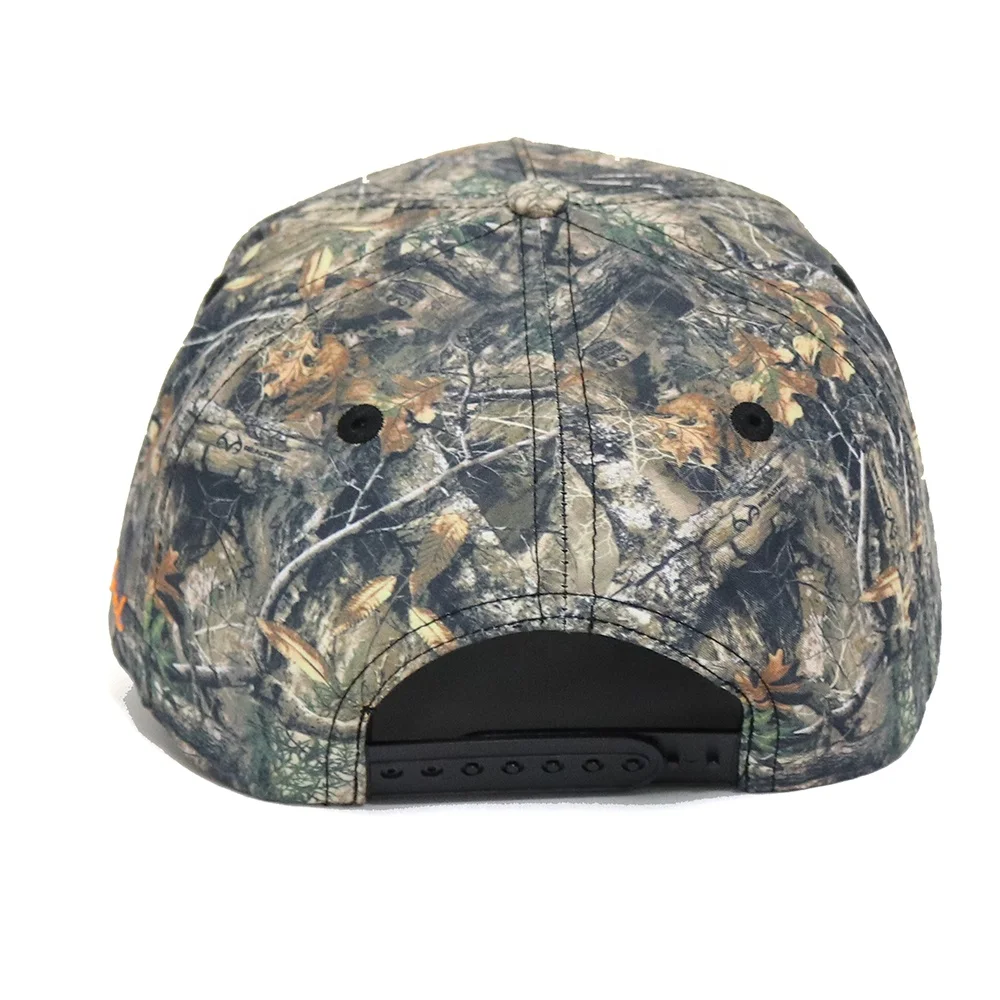 Hot selling 5 panel baseball cap low moq 3d custom embroidery logo camouflage cap for men outdoor sports cap with logo