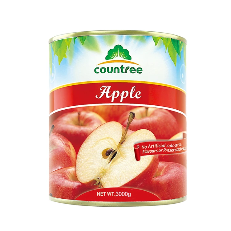 OEM Brand Canned apple halve In Light Syrup