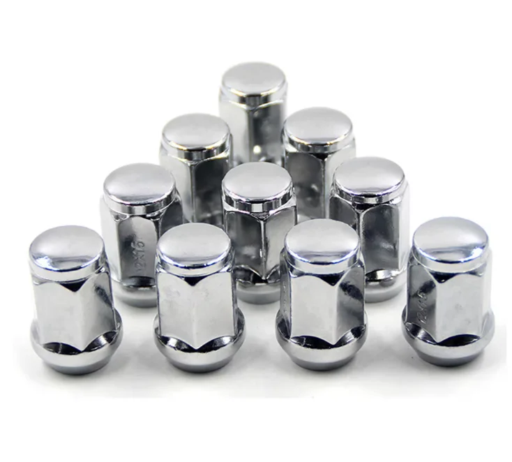 Chinese Factories Accept Customized Processing OEM/ ODM Chrome Tyre Nut M12x1,5 Chrome Plated Locking lug nuts