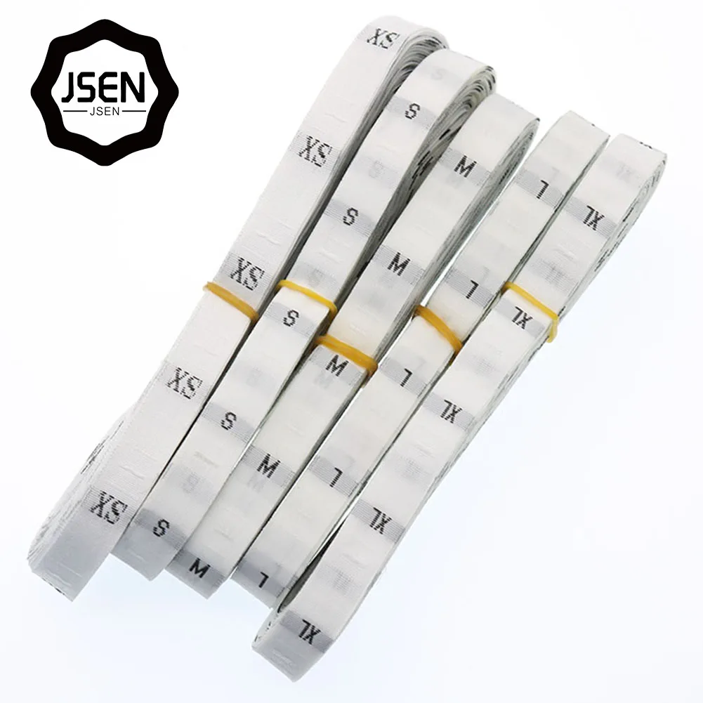 
clothing Size mark label 2019 new garment clothing size tag washable labels logo and Mark and numbers printing size label 