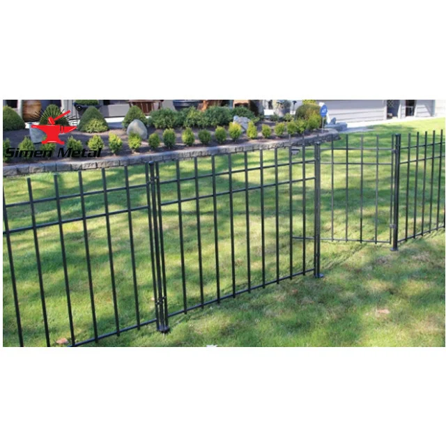2024 Decorative garden fence panels wrought iron metal fence water proof easy storage and handling Top 200 sale in America