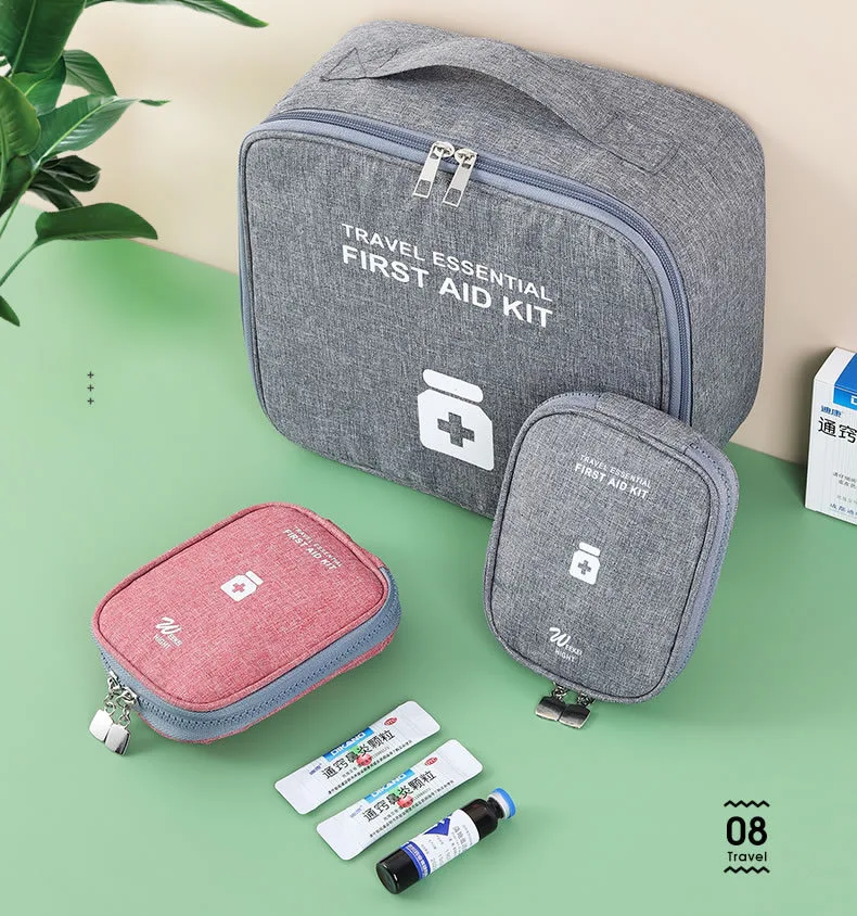 OEM outdoor first aid kit box fast delivery medical tote bag high quality 2022 portable first aid kit bag