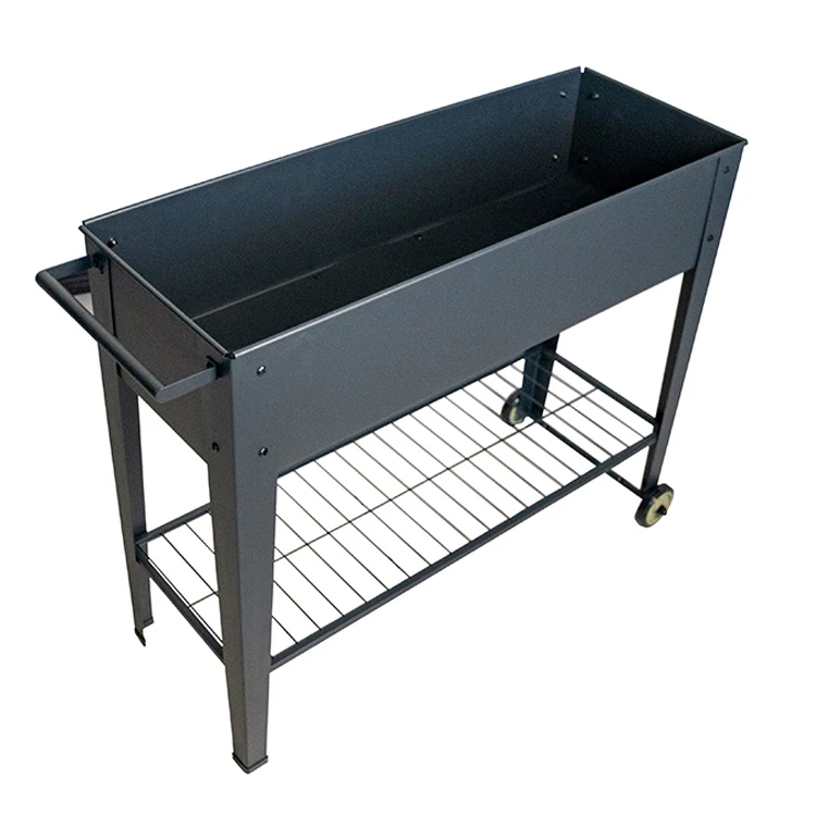 Custom Long Square Garden Corten Steel Outdoor Metal  Flower Planter