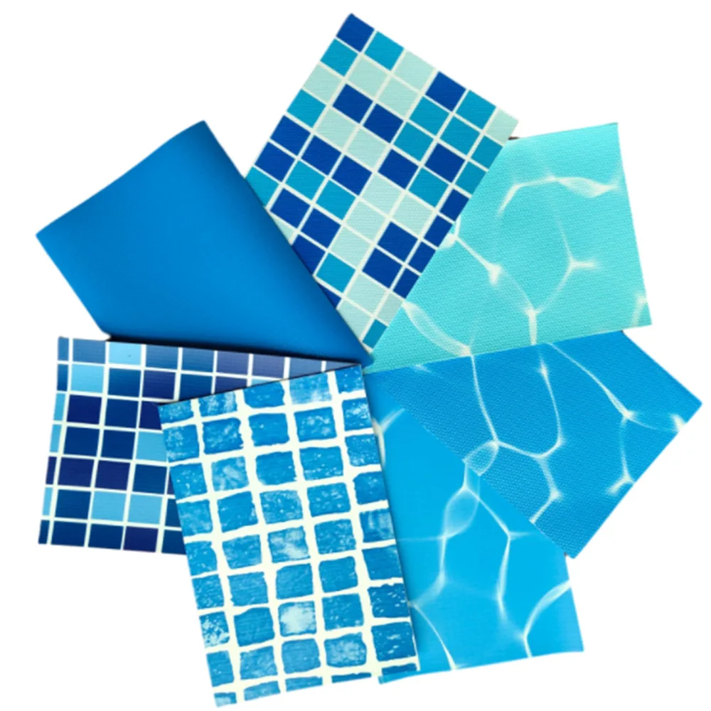 Pool accessories anti uv mildew resistant 1.5mm pvc swimming pool liner  mosaic vinyl pvc liner for swimming pool