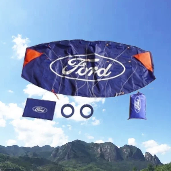 Wholesale chinese custom easy flying promotion  advertising kite with logo from kite factory