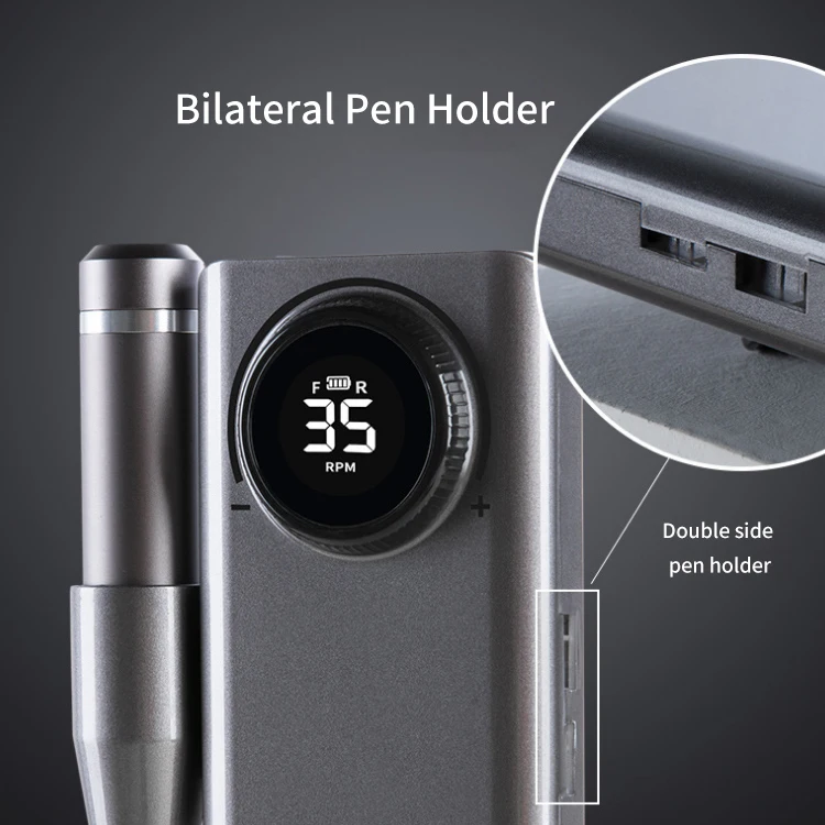 Custom Wholesale Logo Cordless Nail File Machine 35000RPM Professional Portable Electric Nail Drill 60W EU Nail Beauty Products