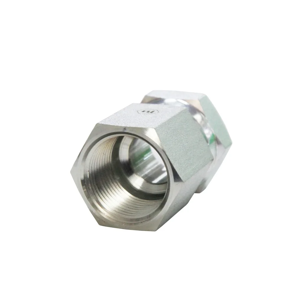 Carbon Steel NPT Threaded to NPS Female Adapter Hydraulic Hose Pipe Nipple Fittings