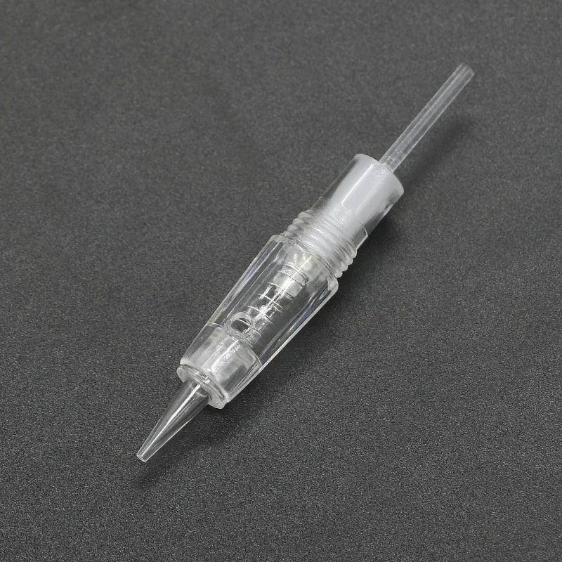 Professional Screw In Transparent Permanent Makeup Cartridge Needle Tattoo Cartridges Disposable Microblading Machine Needle