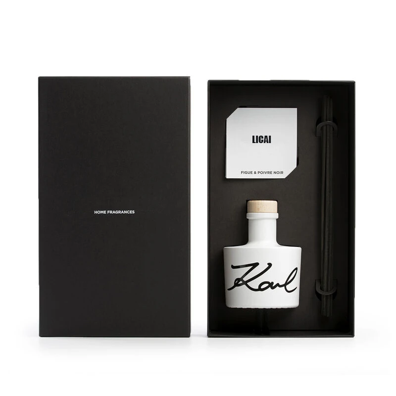 luxury custom logo paper home fragrance reed diffuser gift packaging boxes for reed diffuser bottle
