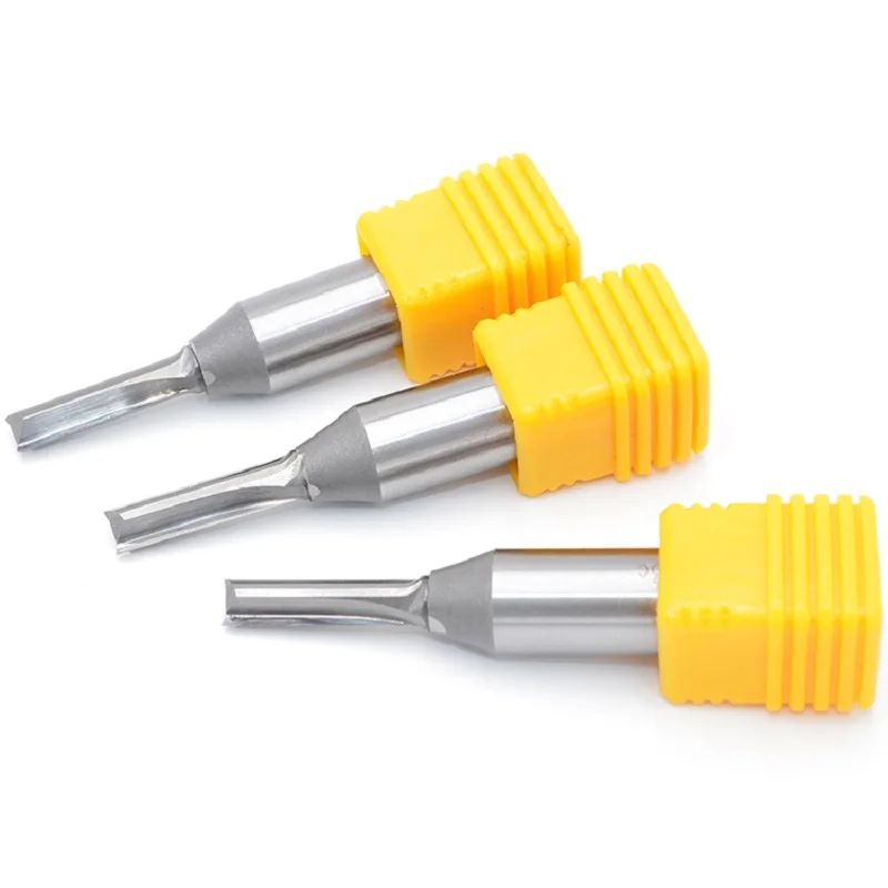 1/2 Shank TCT 2 Flute Straight Router Bits Woodworking Carving Wood Engraving Milling Cutter Carbide CNC Bits
